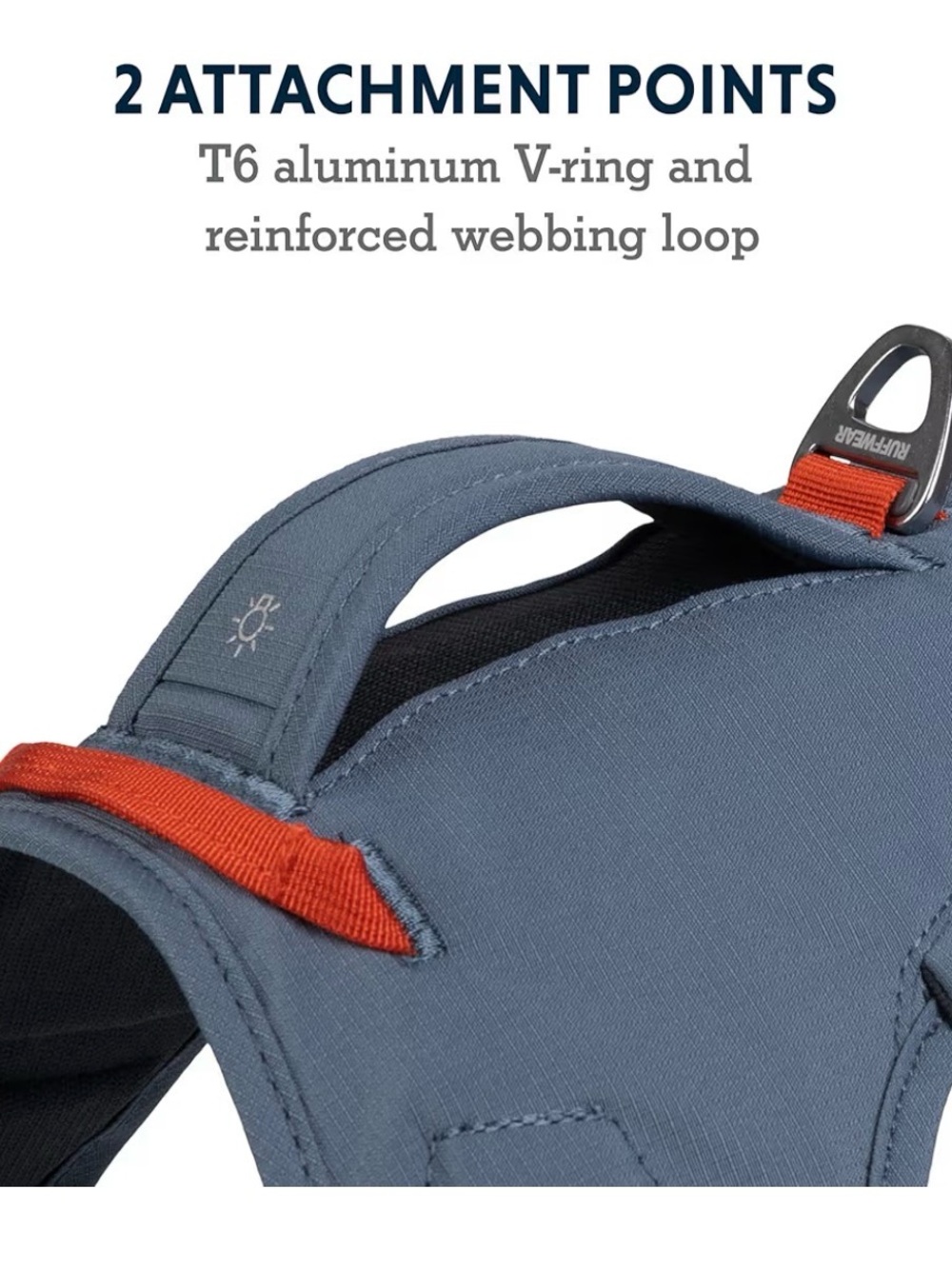 RuffWear Webmaster Harness Slate Blue